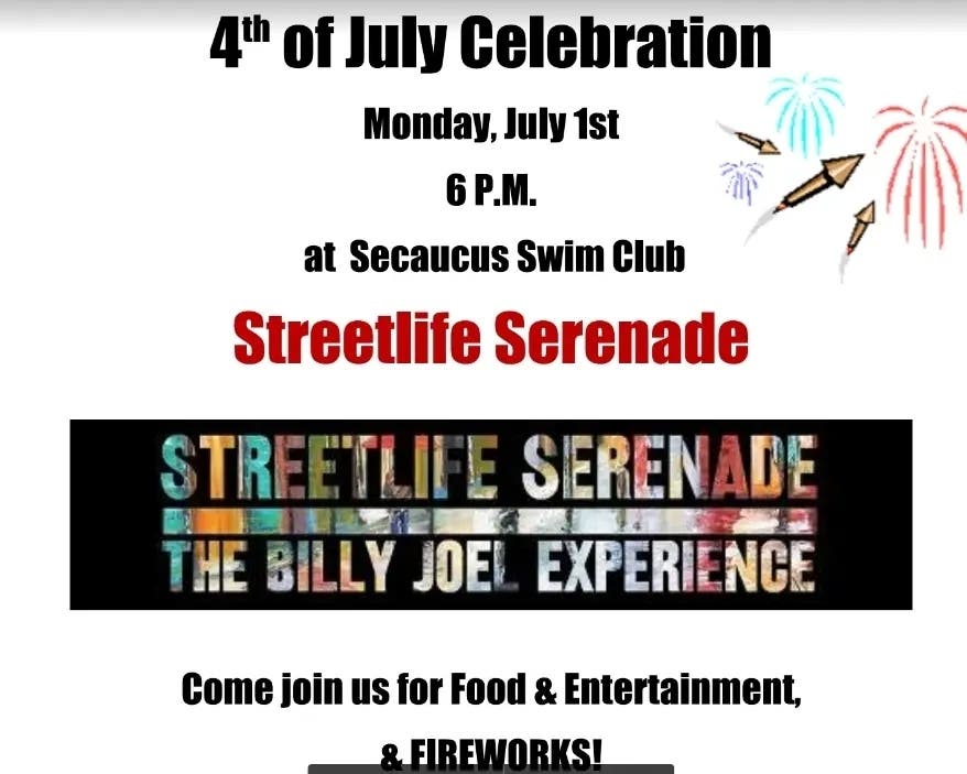 July 4th 2024 Fireworks, Events Around Secaucus