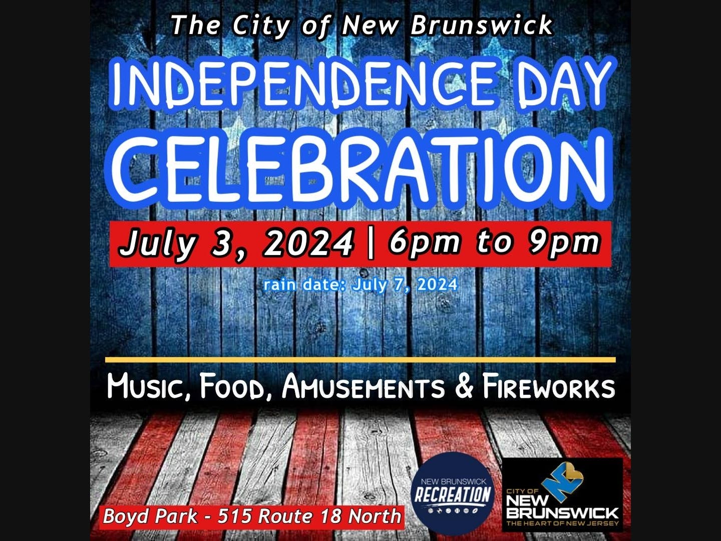 Fireworks Near Me: New Brunswick July 4th 2024 Events