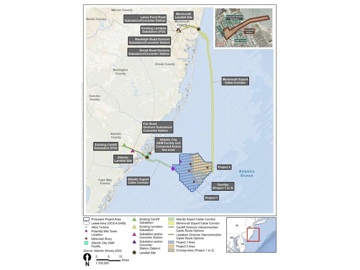 Energy From Latest Approved NJ Wind Farm Brought Ashore In Sea Girt