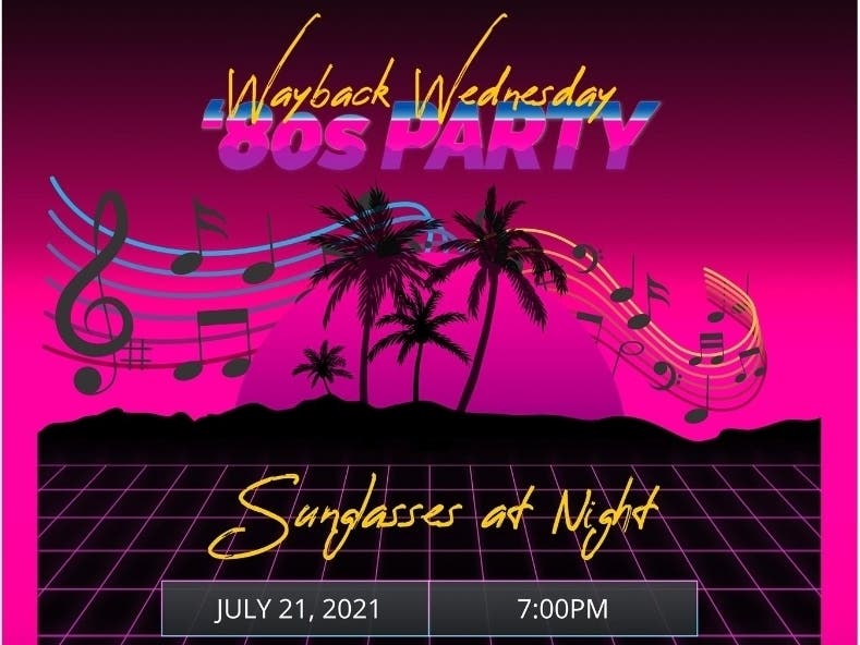 Branchburg-based Stage Stars Productions will present a live performance of Sunglasses At Night '80s Show on Wednesday, July 21.