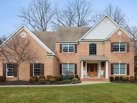 $1.295M Classic Brick Front Center Hall Colonial In Bridgewater