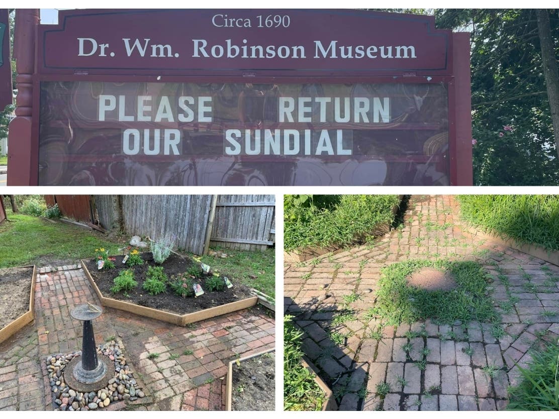 Historic Sundial Stolen From Clark Museum