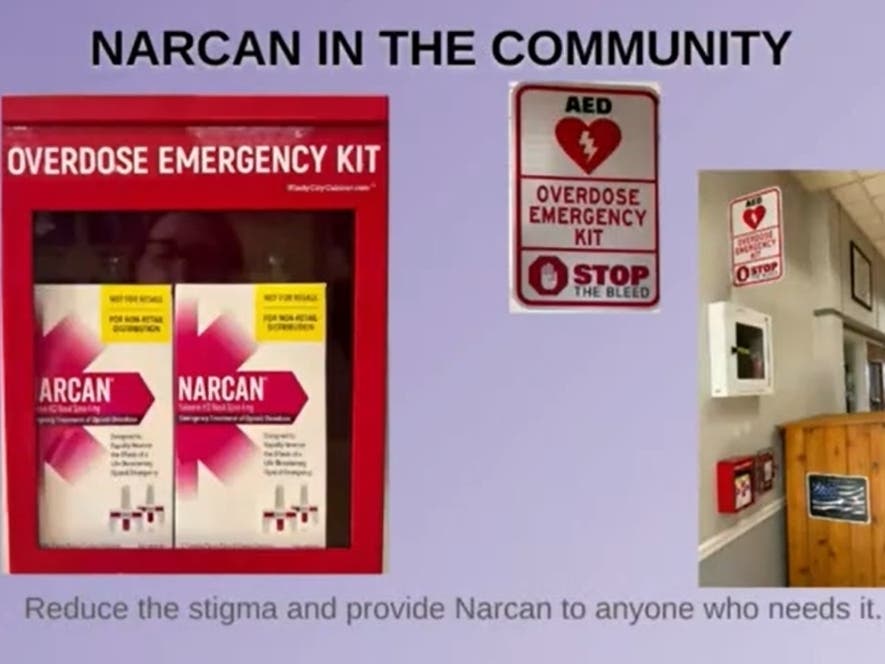 The Narcan is free of charge and is intended for anyone in need. No questions asked.