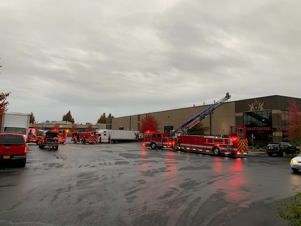 Hillsboro Fire was able to quickly bring things under control when a roasting machine caught fie on Friday morning. There were no injuries.