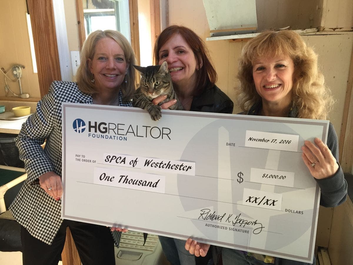 HG Realtor Foundation Presents Check to SPCA