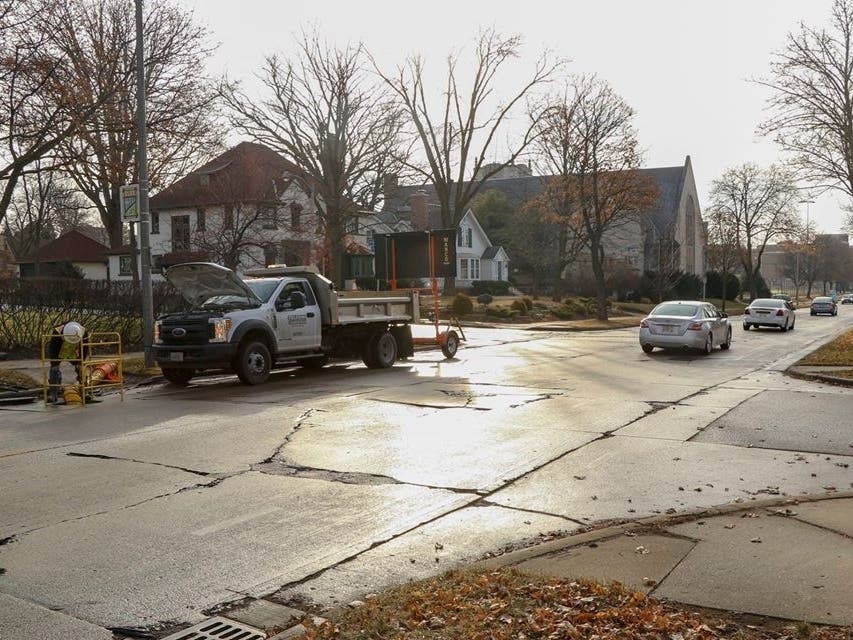 The detour route will be Bluemound, North Avenue, and Mayfair Road.