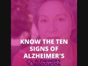 The North Suburban YMCA is partnering with the Alzheimer’s Association to offer three free informative presentations including "Know the 10 Signs of Alzheimer's".