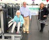 The Buehler Family Foundation donated $120,000 to the NSYMCA to purchase Senior and Special Needs fitness equipment. From left: Donna Shavell, Y member; Buehler Family Foundation President A.C. Buehler III, and Kathy Fielding, NSYMCA CEO.