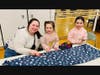 Northbrook resident Gianna James with her children Madison, age 3 and Hailey, Age 6, making pet blankets at the NSYMCA.