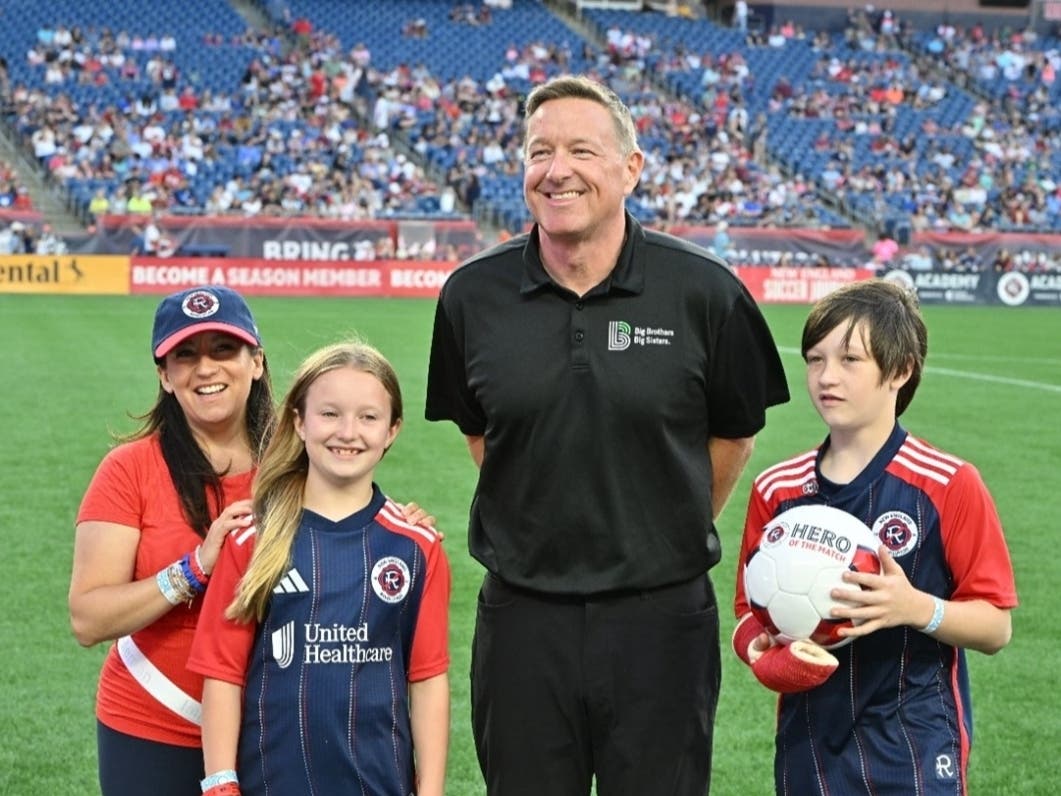 Big Brothers Big Sisters of Eastern Massachusetts President and CEO Mark O’Donnell. Courtesy of New England Revolution.  