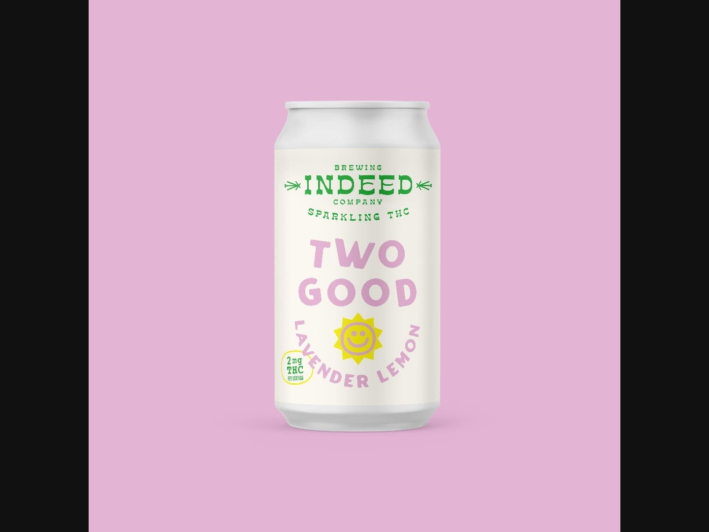 "Two Good" is a nonalcoholic, 2 milligram THC- and 2 milligrams CBD-infused seltzer water made by Minneapolis-based Indeed Brewing Company.