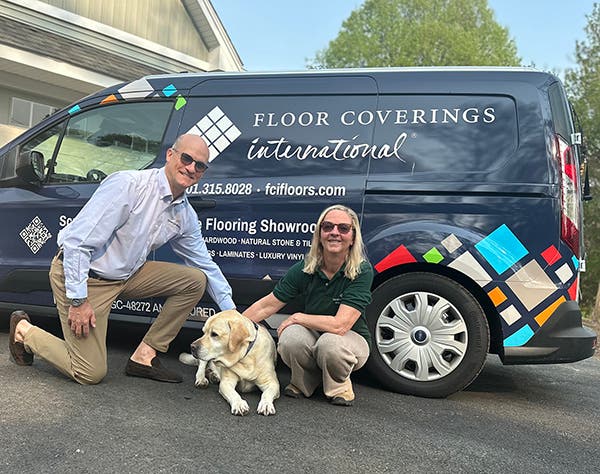 Keith and Vivi Thomas are Floor Coverings International franchisees. They visit customers’ homes in a Mobile Flooring Showroom stocked with thousands of flooring samples and serve clients throughout Southern Rhode Island.