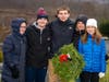 Volunteers from Putnam County help place veterans remembrance wreaths in Raymond Hill Cemetery on Wreaths Across America Day. Participants included Jeannie Lyons, James Lyons, Jeremy Smith, Kate Smith and Liz Smith.