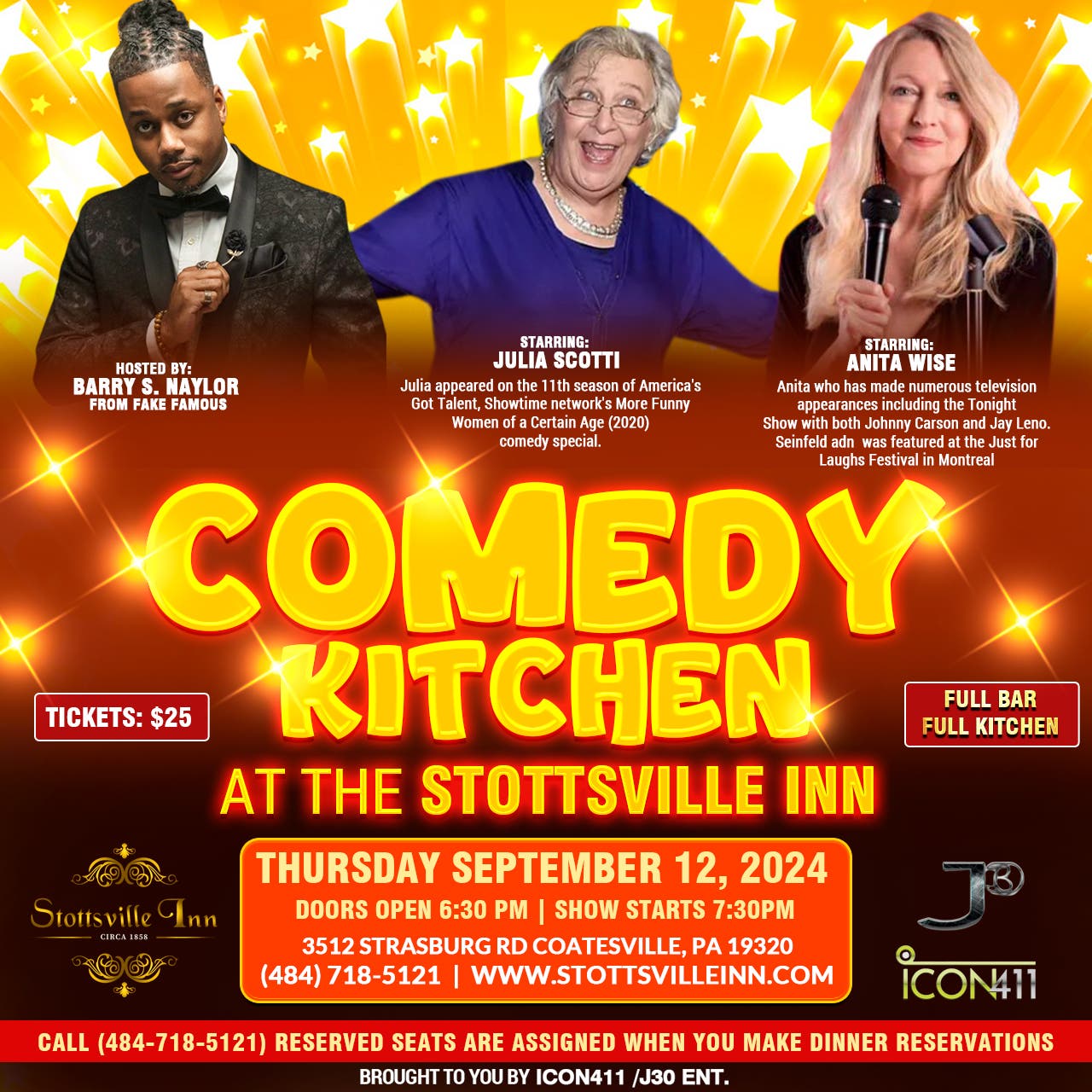 Comedy Kitchen at the Stottsville Inn