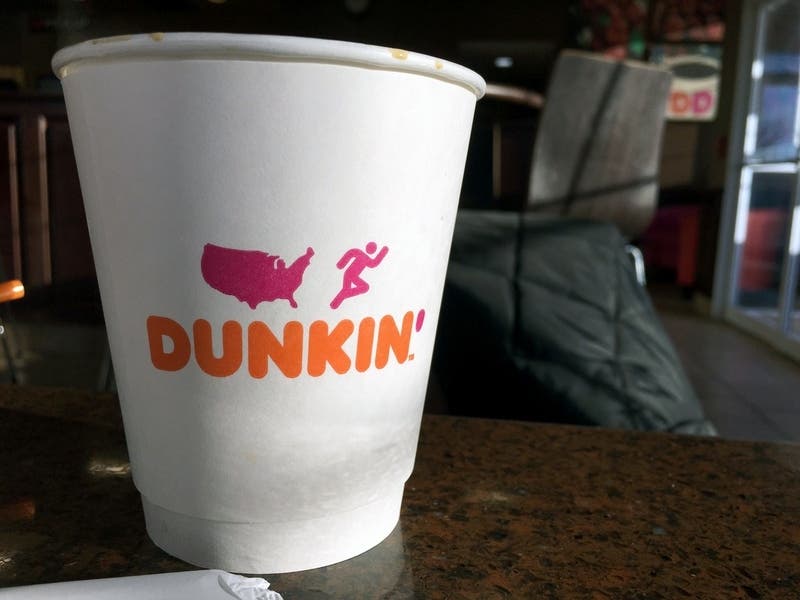 Ninety-nine cent coffee is available at the Woodlyn Dunkin'.