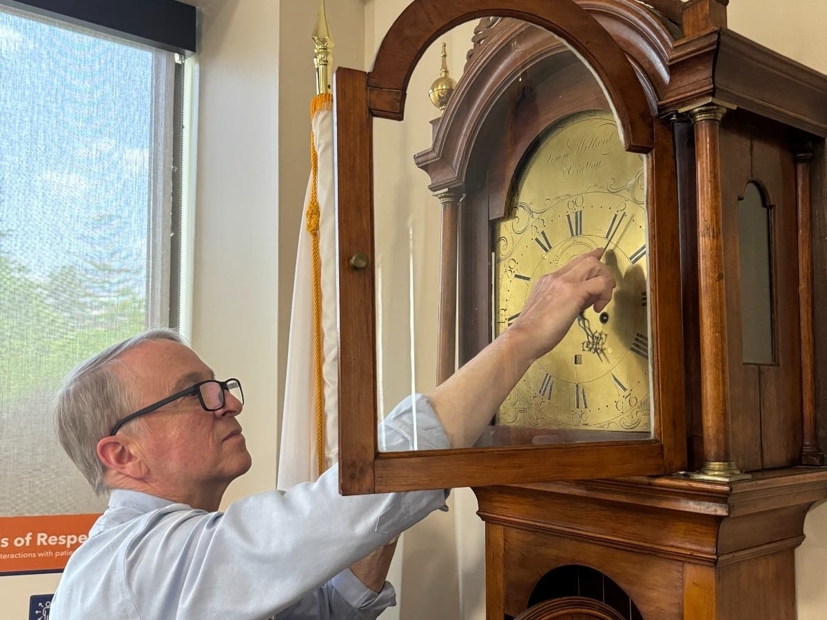 UMass Doc Restores Centuries Old Marlborough Hospital Willard Clock 