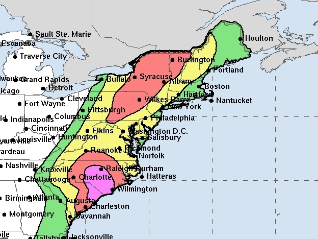 Flash flooding potential in New England when former hurricane Debby arrives this weekend. 