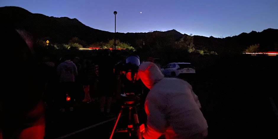 Night Sky Viewing Stars and Planets