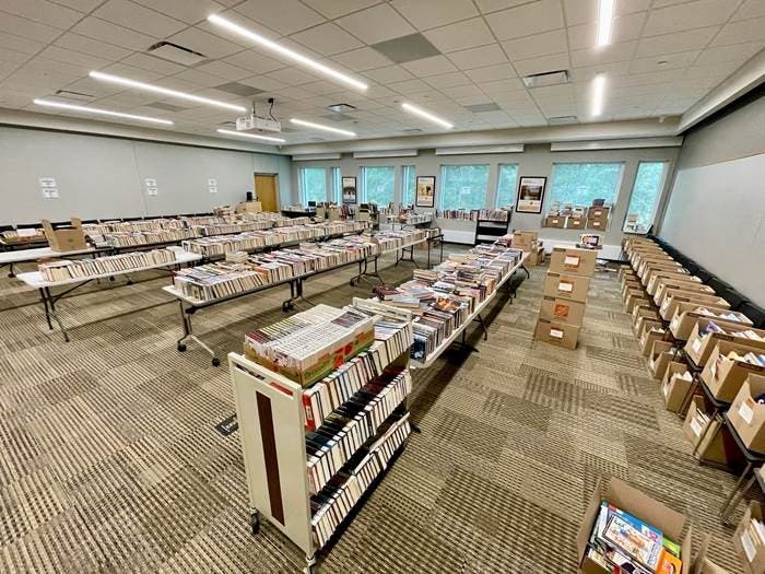 Friends of the Heritage Library Annual Book Sale Fundraiser Sept 19-22