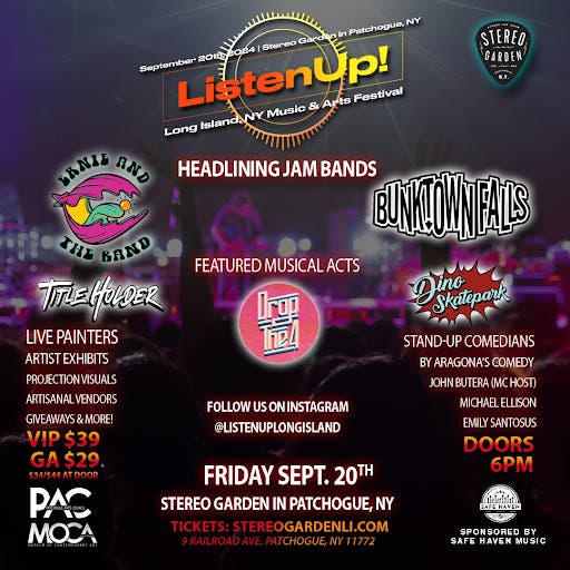 ListenUp! Music & Arts Fall Festival in Patchogue, LI 