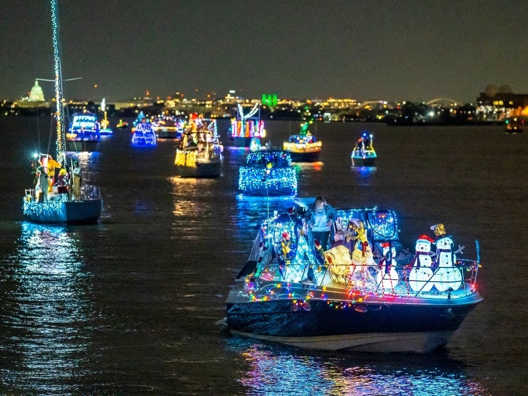 The Holiday Boat Parade of Lights will follow the Scottish Christmas Walk Parade on Saturday in Alexandria.