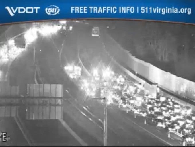 There were multiple crashes with injuries reported on Interstate 66 in Northern Virginia on Wednesday.