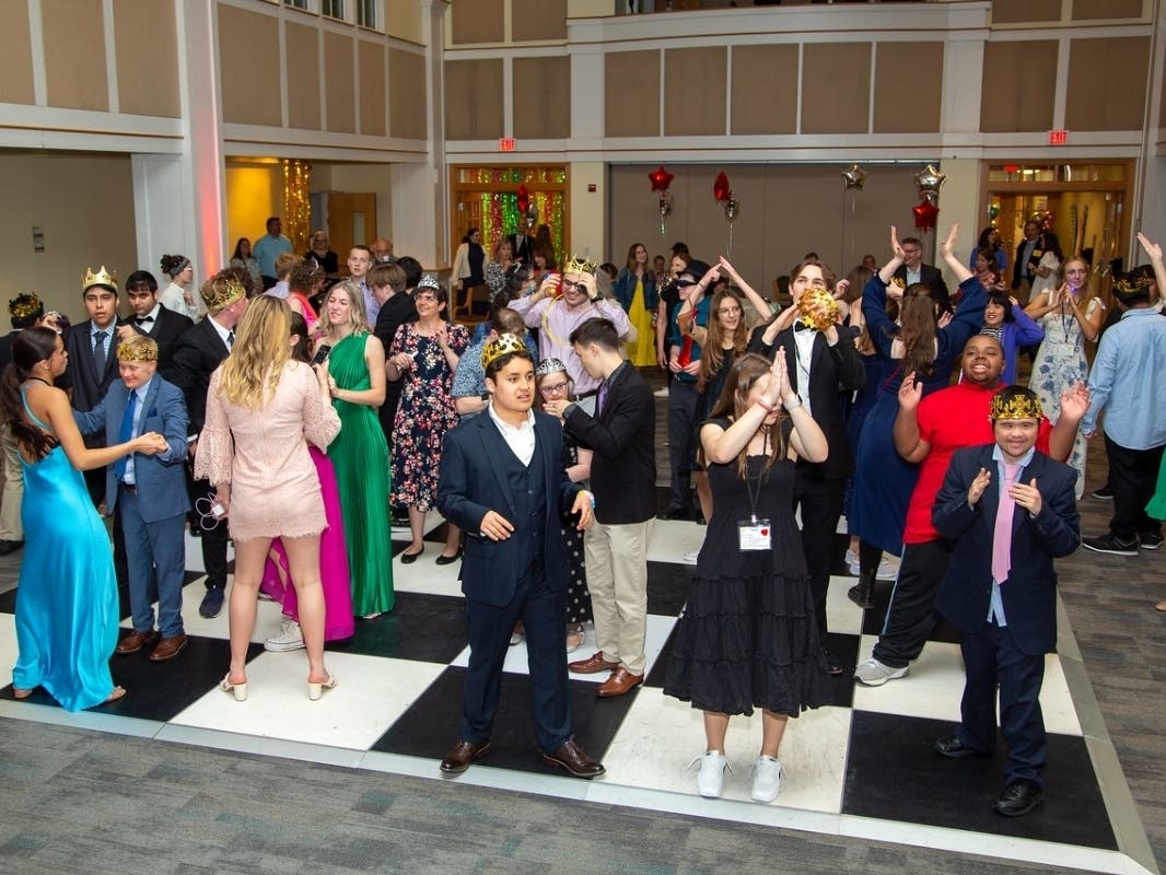 Guests with special needs and their buddies enjoyed a Be Our Guest Prom at Vienna Presbyterian Church last Friday.