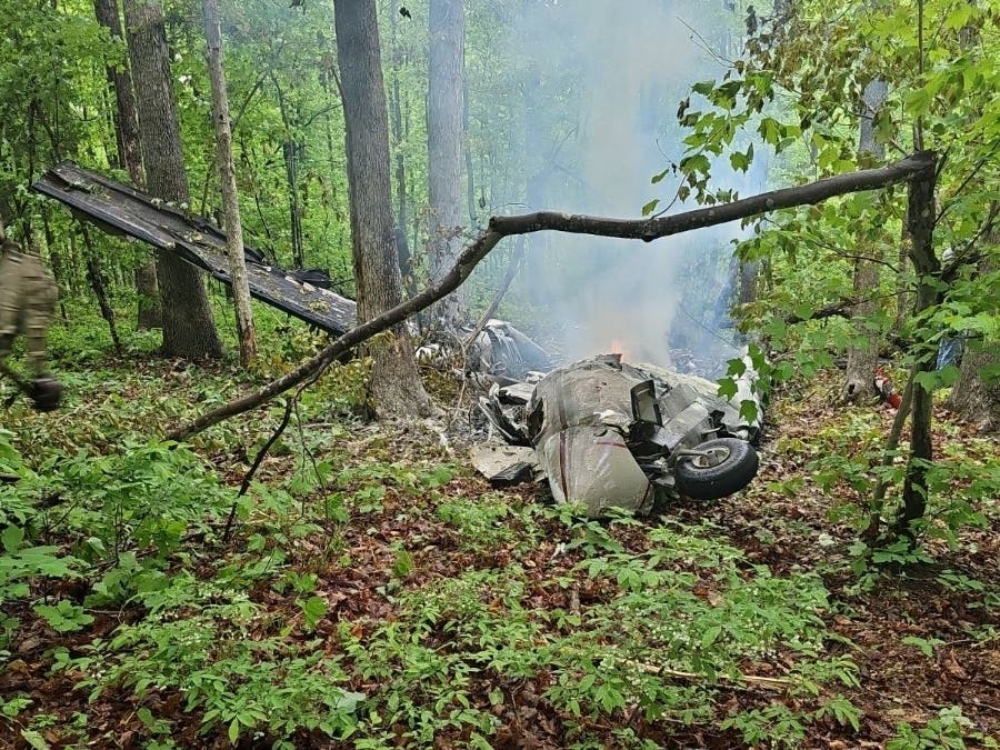 Two people died Sunday after a plane departed from Manassas Regional Airport crashed in Fluvanna County on Sunday, according to Virginia state police. 