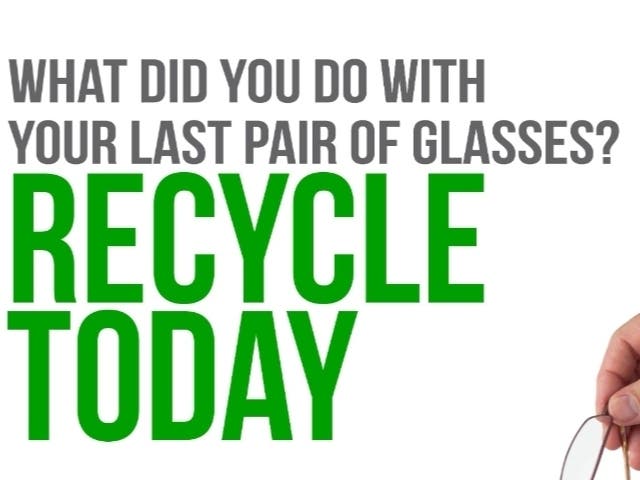 Do you have glasses to recycle?