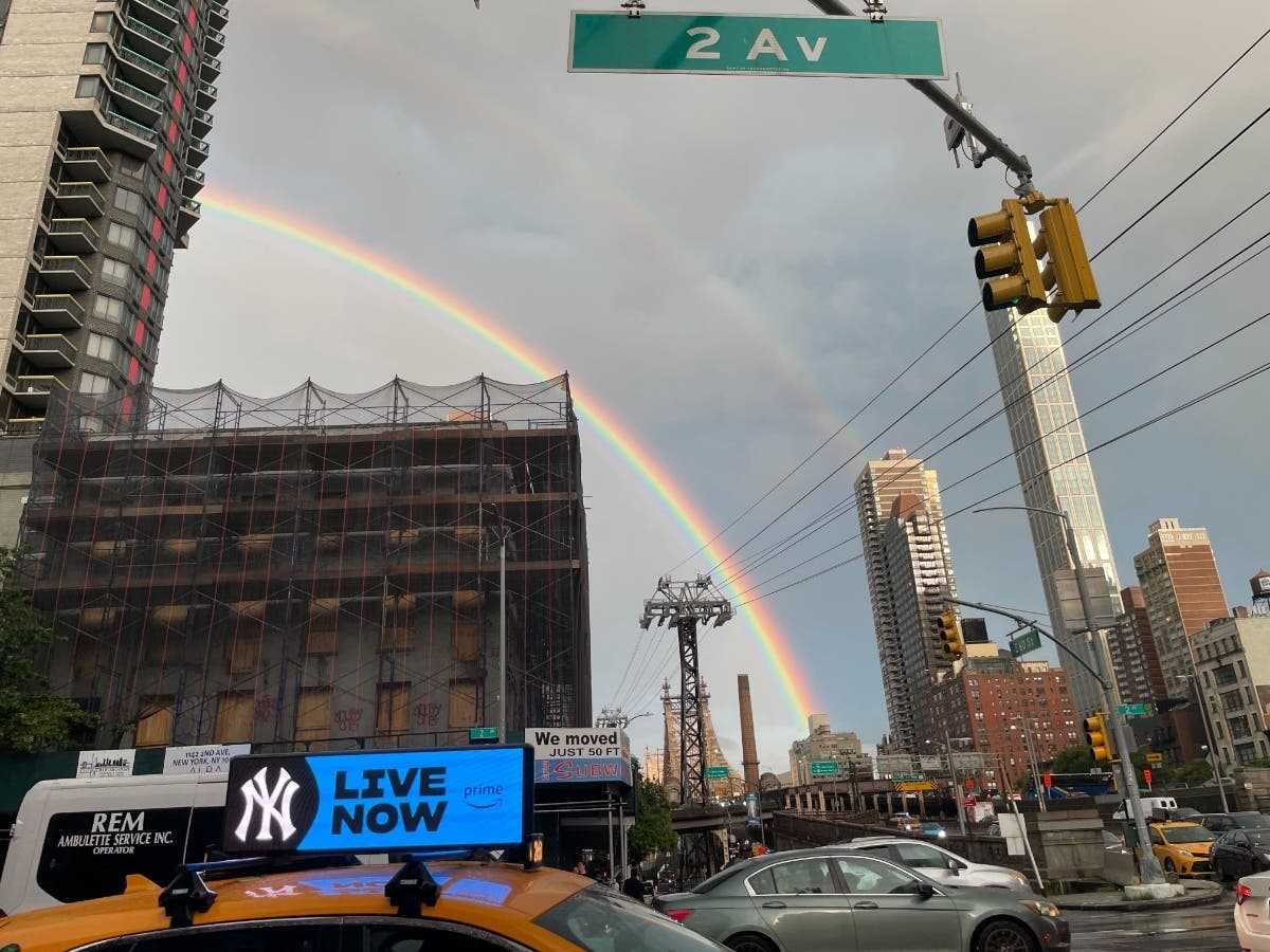 Double Rainbow Graces New York City Skyline On 9/11