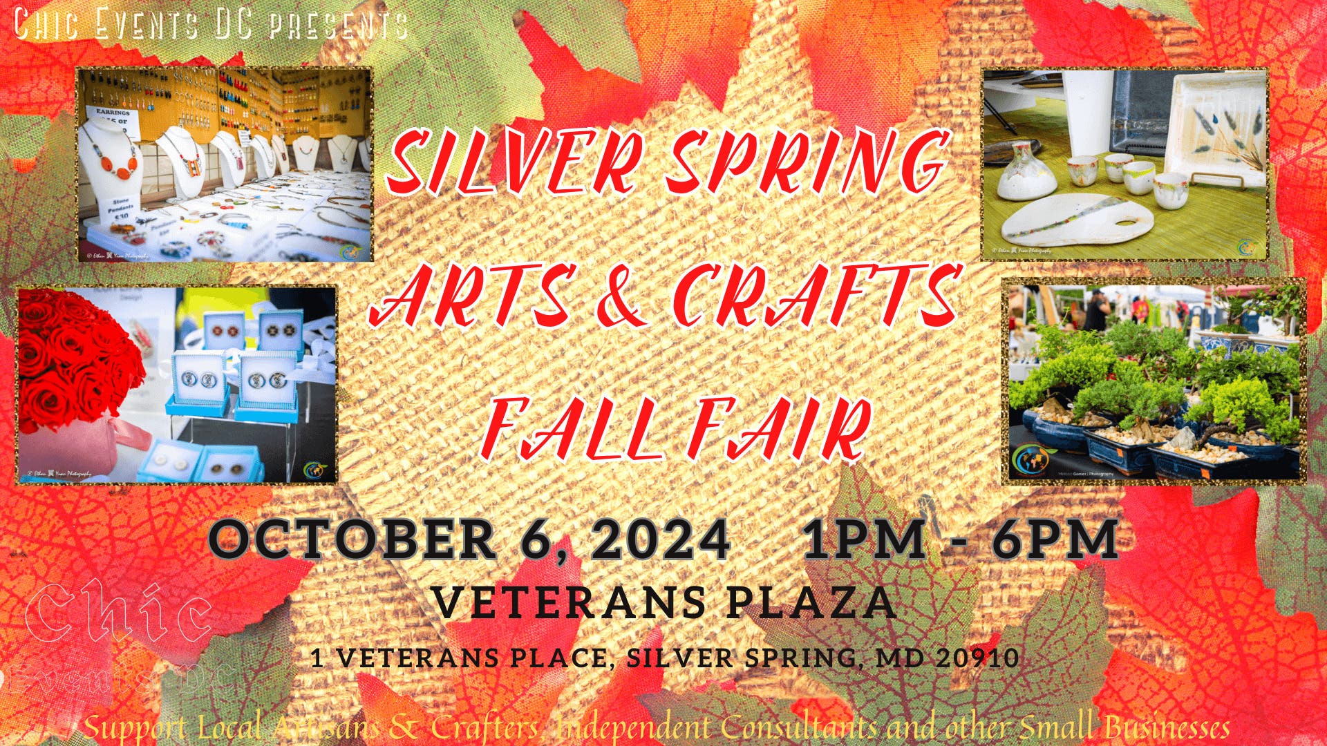 Silver Spring Arts & Crafts Fall Fair @ Veterans Plaza