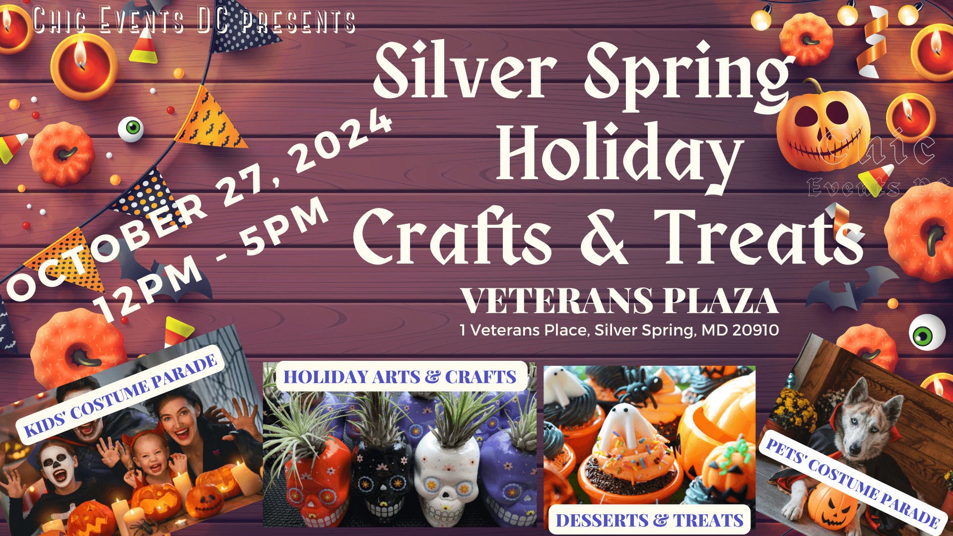 Silver Spring Holiday Crafts & Treats Fair @ Veterans Plaza