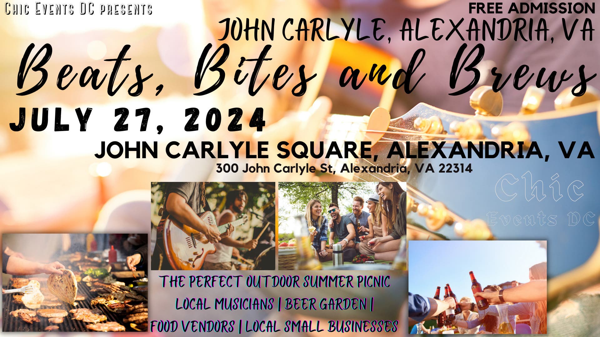 Alexandria Beats, Bites and Brews @ John Carlyle Square