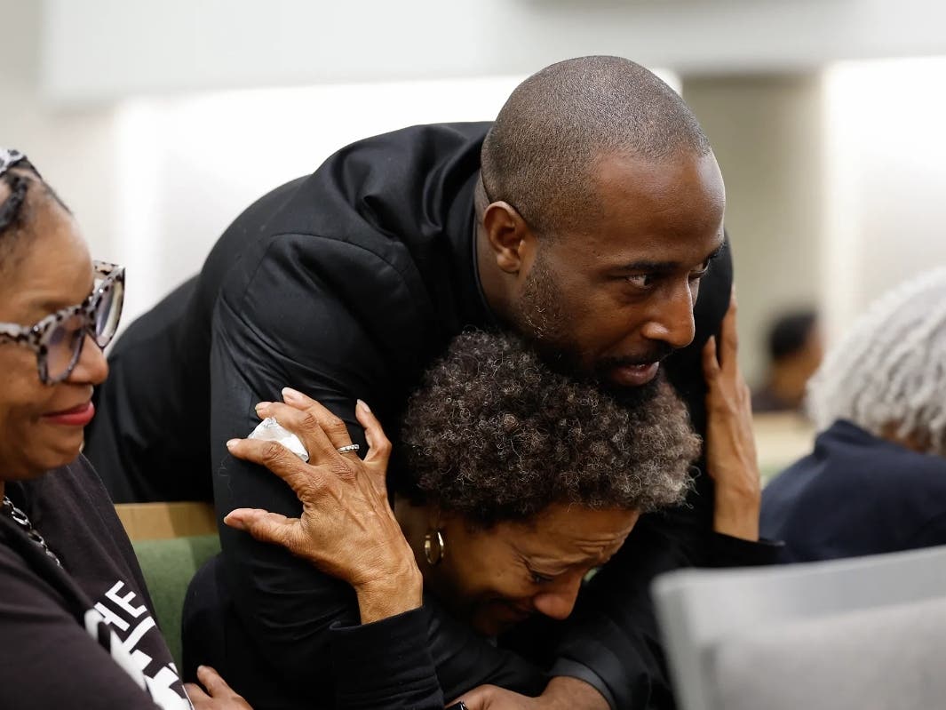 Supporters of the state's reparations bills celebrate as the measures survived the Legislature's suspense file hearings at the Capitol Annex Swing Space in Sacramento on Aug. 15, 2024.