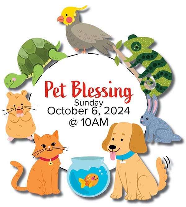 Outdoor Pet Blessing Service