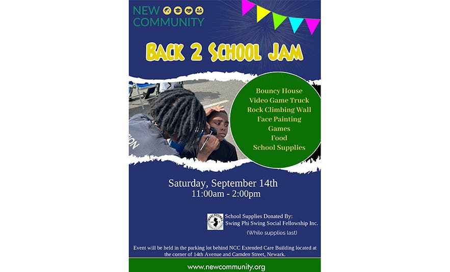 New Community Back 2 School Jam