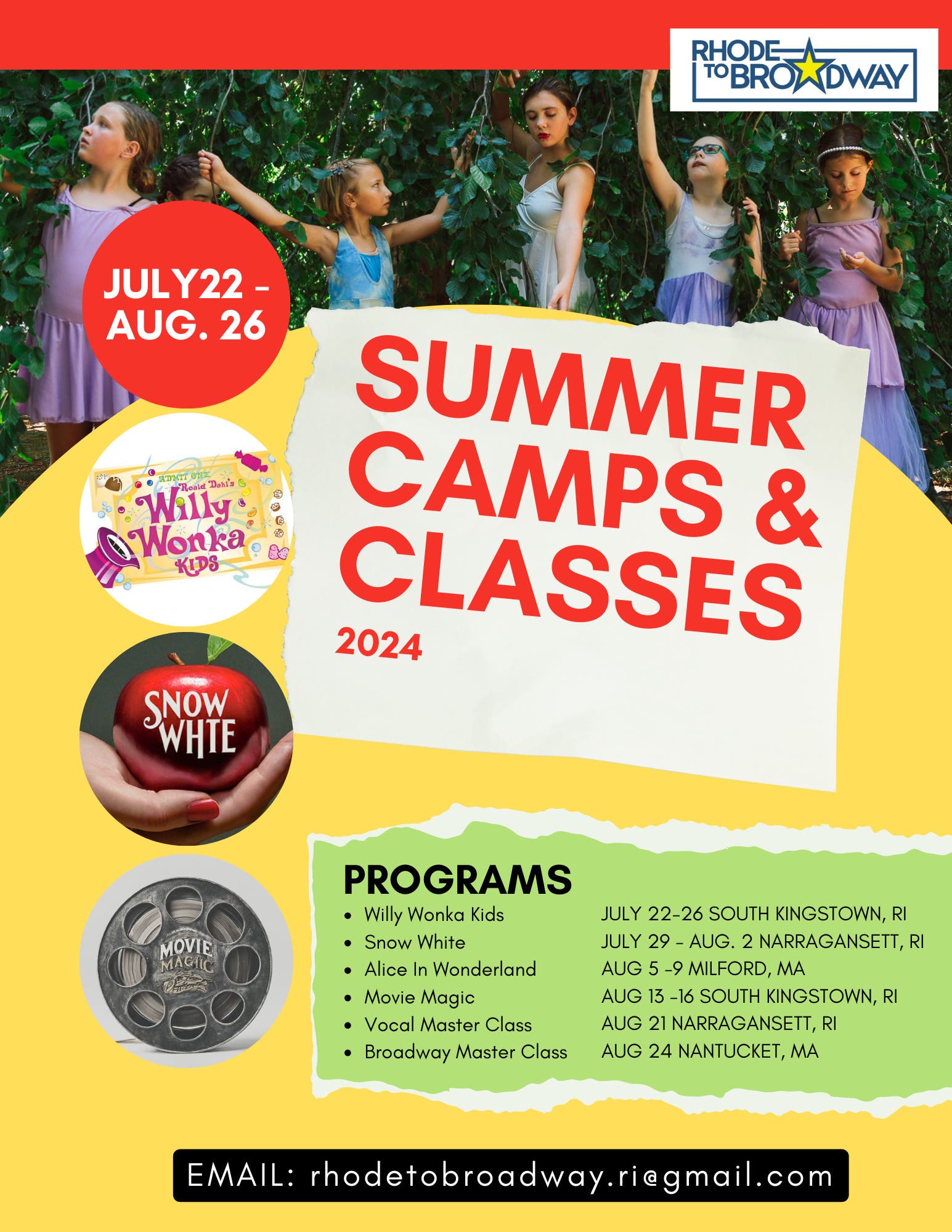 Theatre Summer Camp Registration 