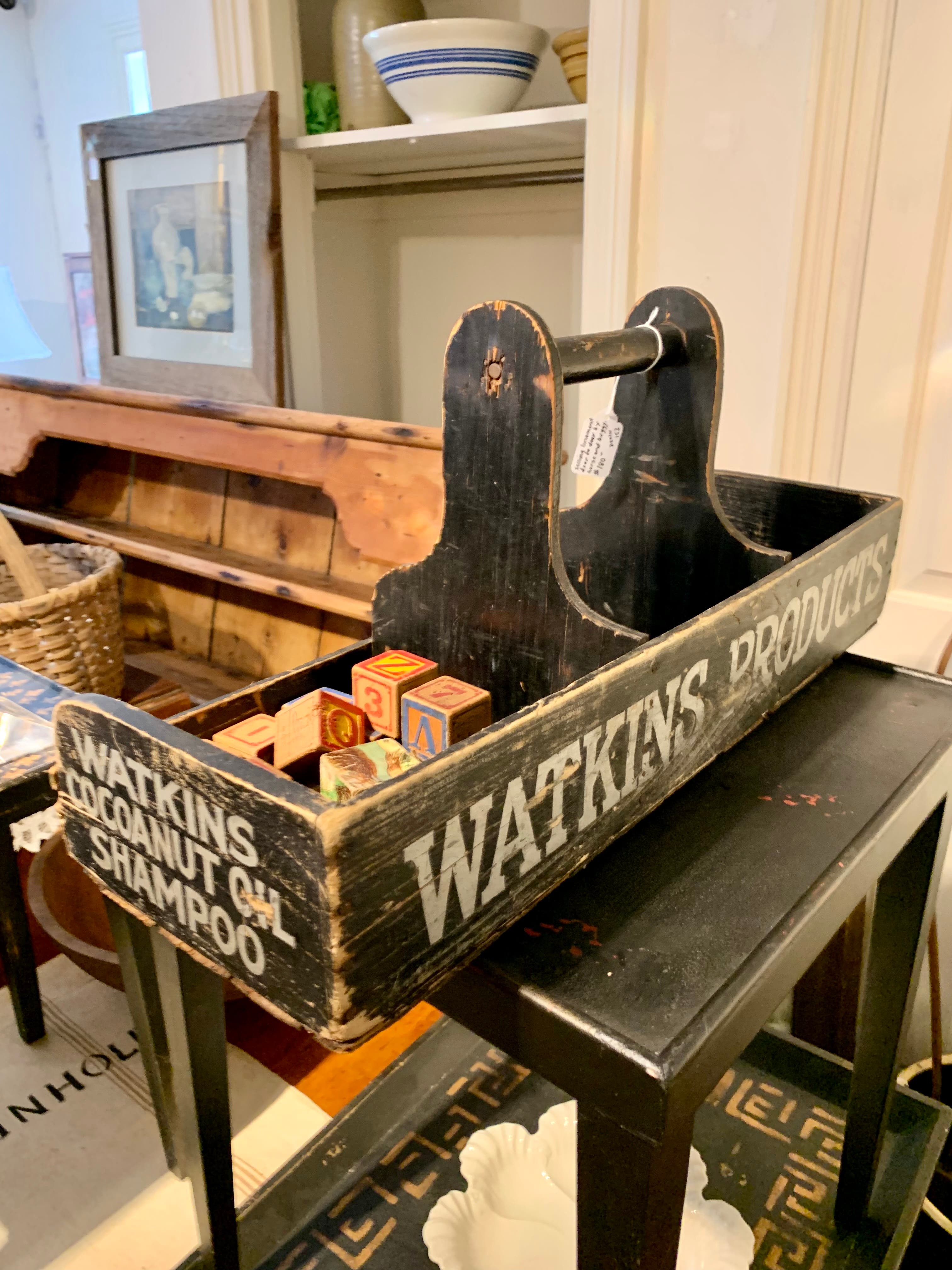 Antique Watkins Sales Caddy