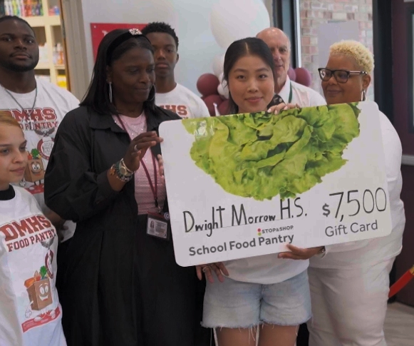 Dwight Morrow HS Partners with Stop & Shop to Fight Food Insecurity