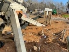 A 42-year-old man working at a construction site in Pinson died after an accident at the site Thursday morning.