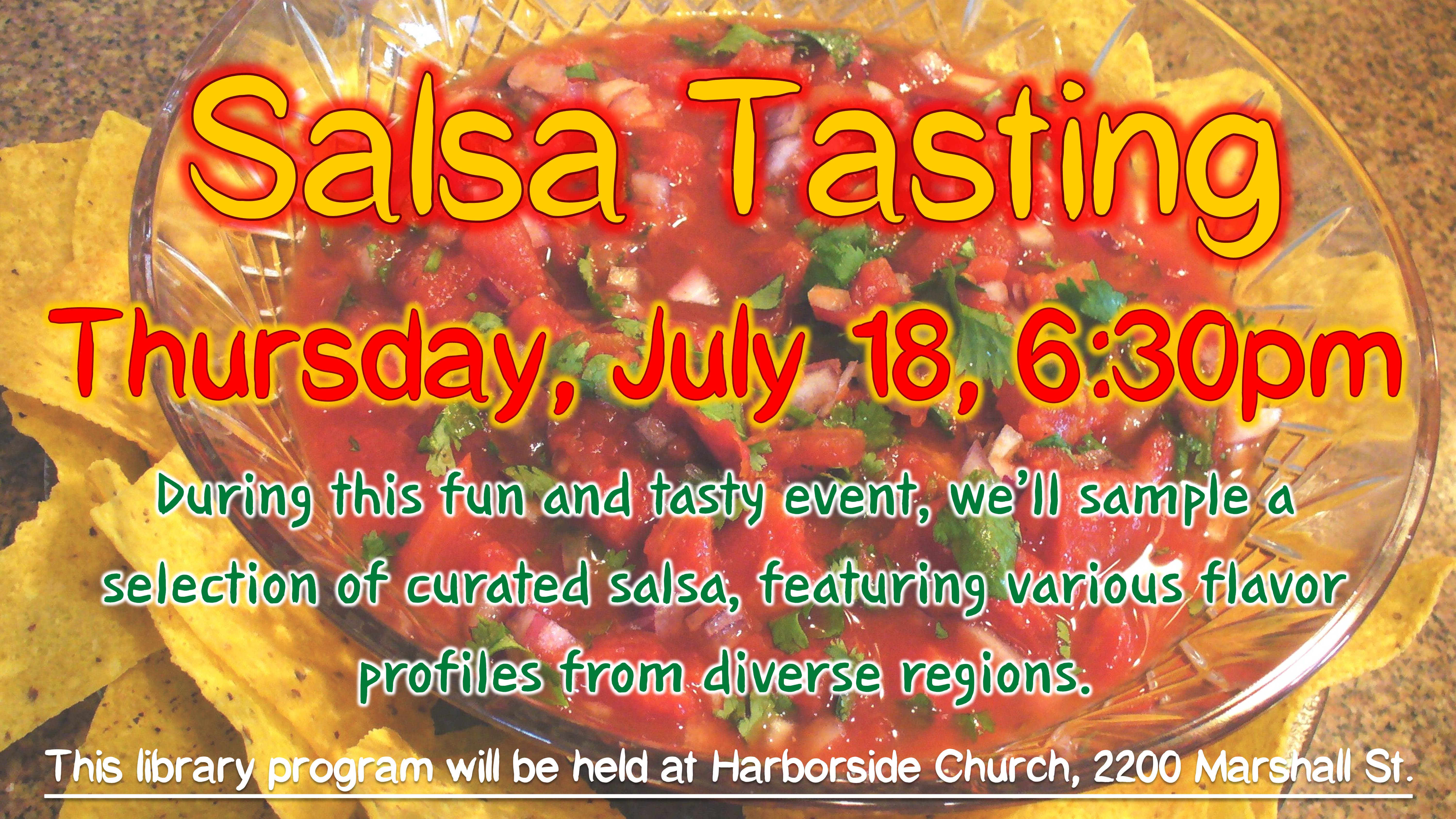 Salsa Tasting with SHPL