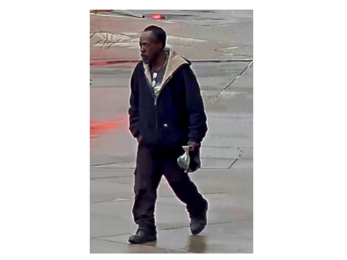 This man is suspected of stabbing someone near Civic Center Park, police said. 