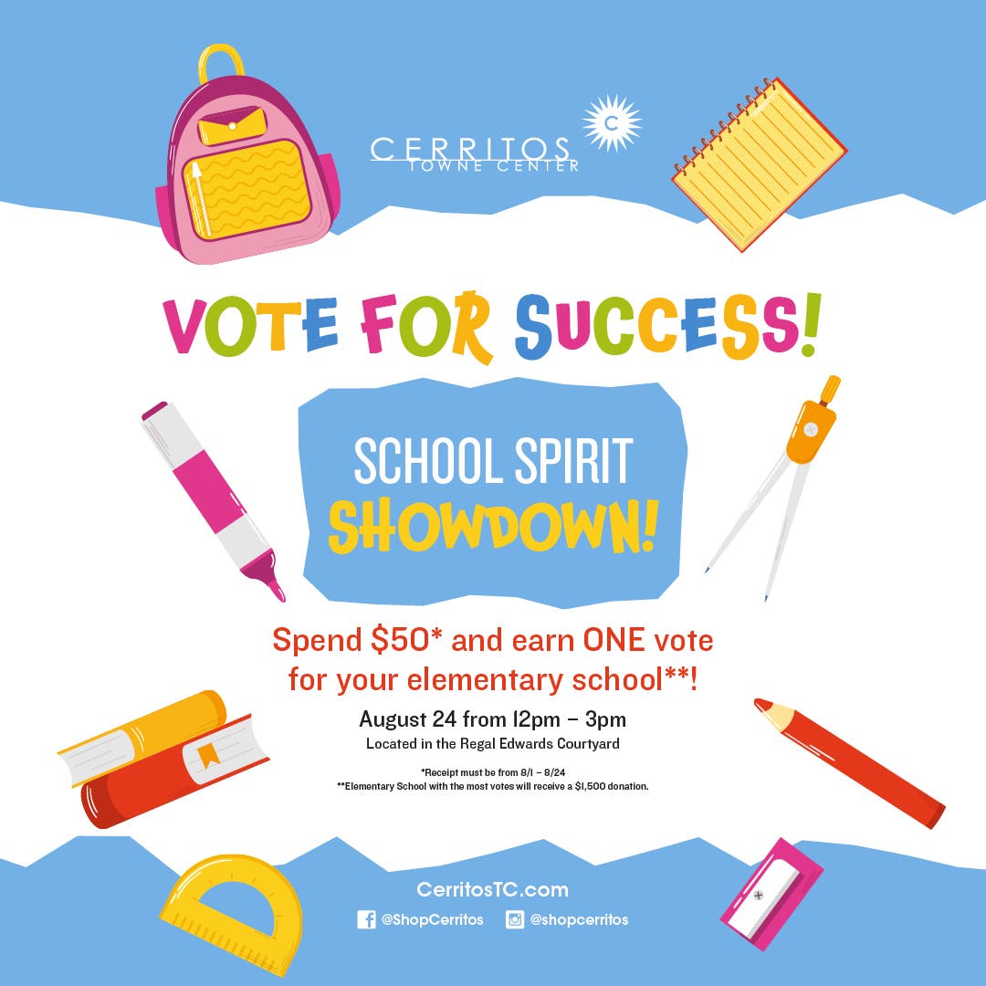 School Spirit Showdown: Back to School Event at Cerritos Towne Center