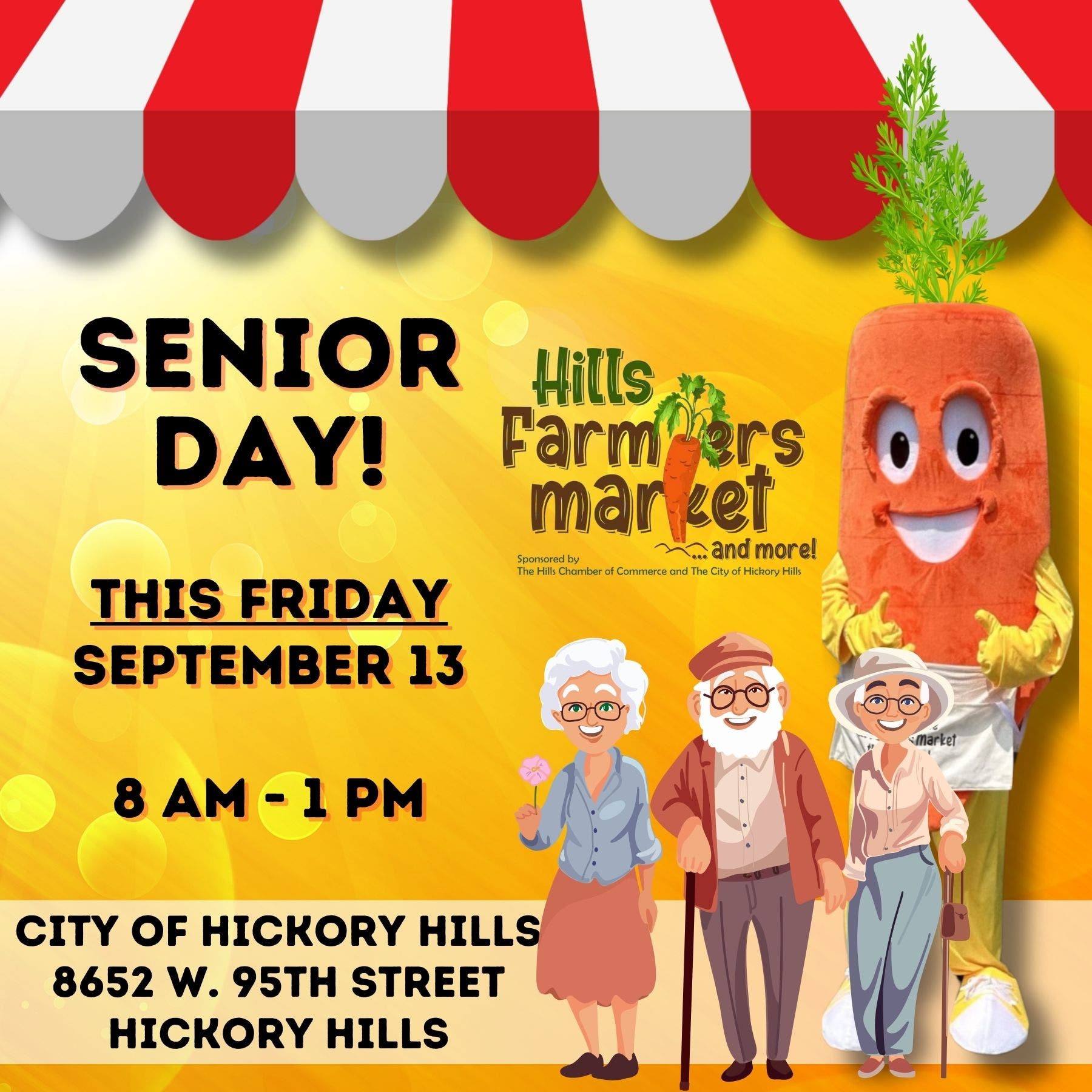 Hills Farmers Market Hosts Annual Senior Day this Friday, September 13