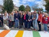 Police Commissioner Issy Caporale (w/dog), First Selectman Rudy Marconi, Eva Trachtenberg, Alisa Trachtenberg, Sec'y of the State Stephanie Thomas, Mary Joyce, State Senator Ceci Maher, Noalee Darragh, Selectman Sean Connelly, Selectwoman Maureen Kozlark