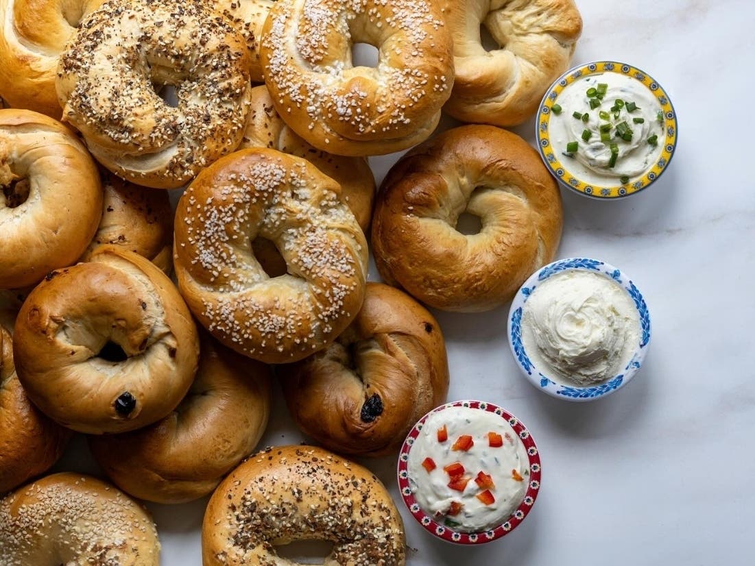 Fletch Tison's recipes grew out of research performed at his favorite NYC bagel shops and experimentation. Family and friends provided the feedback on which bagels should make the bins, and which would be best left in the kitchen.