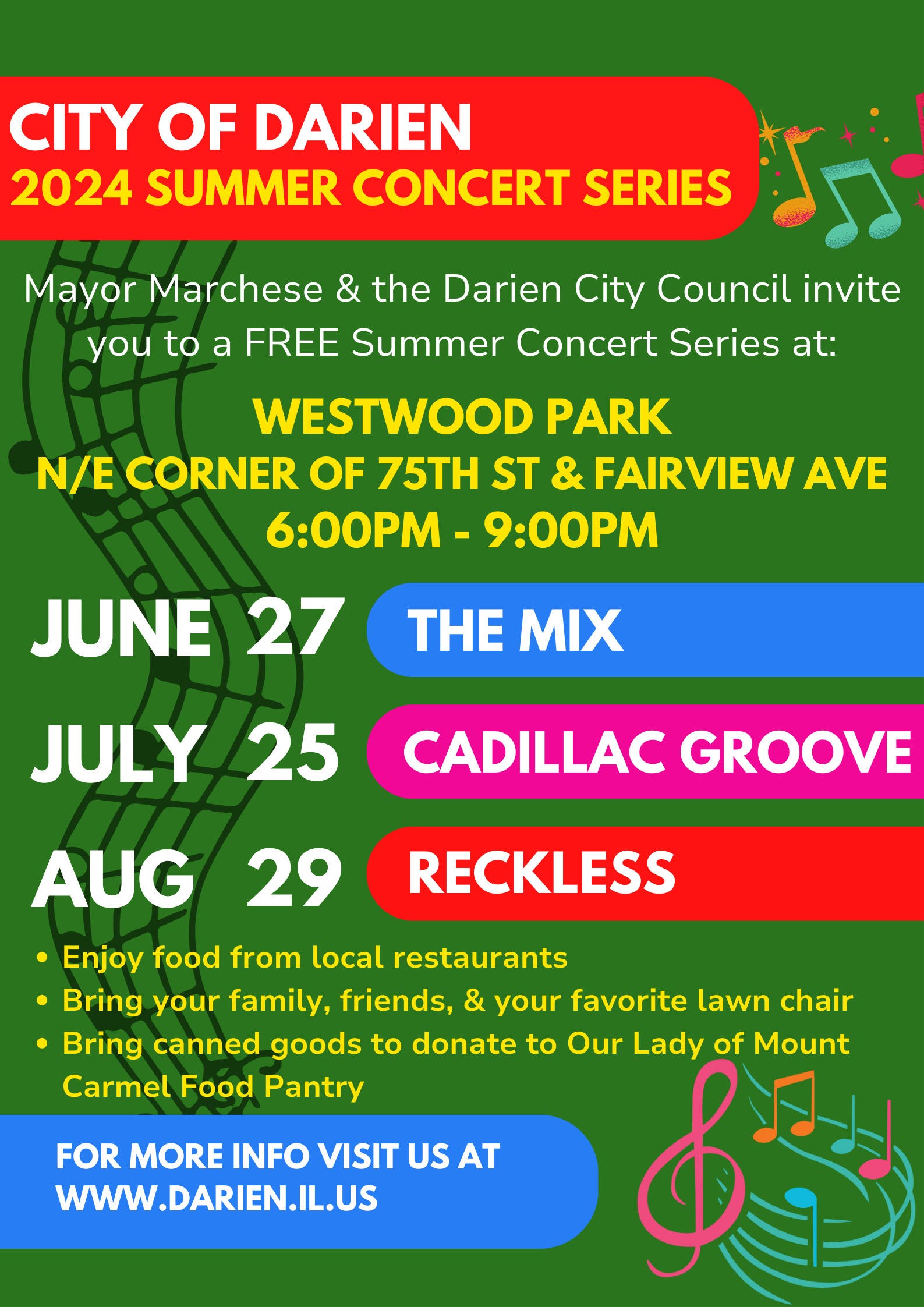 Darien Summer Concert Series