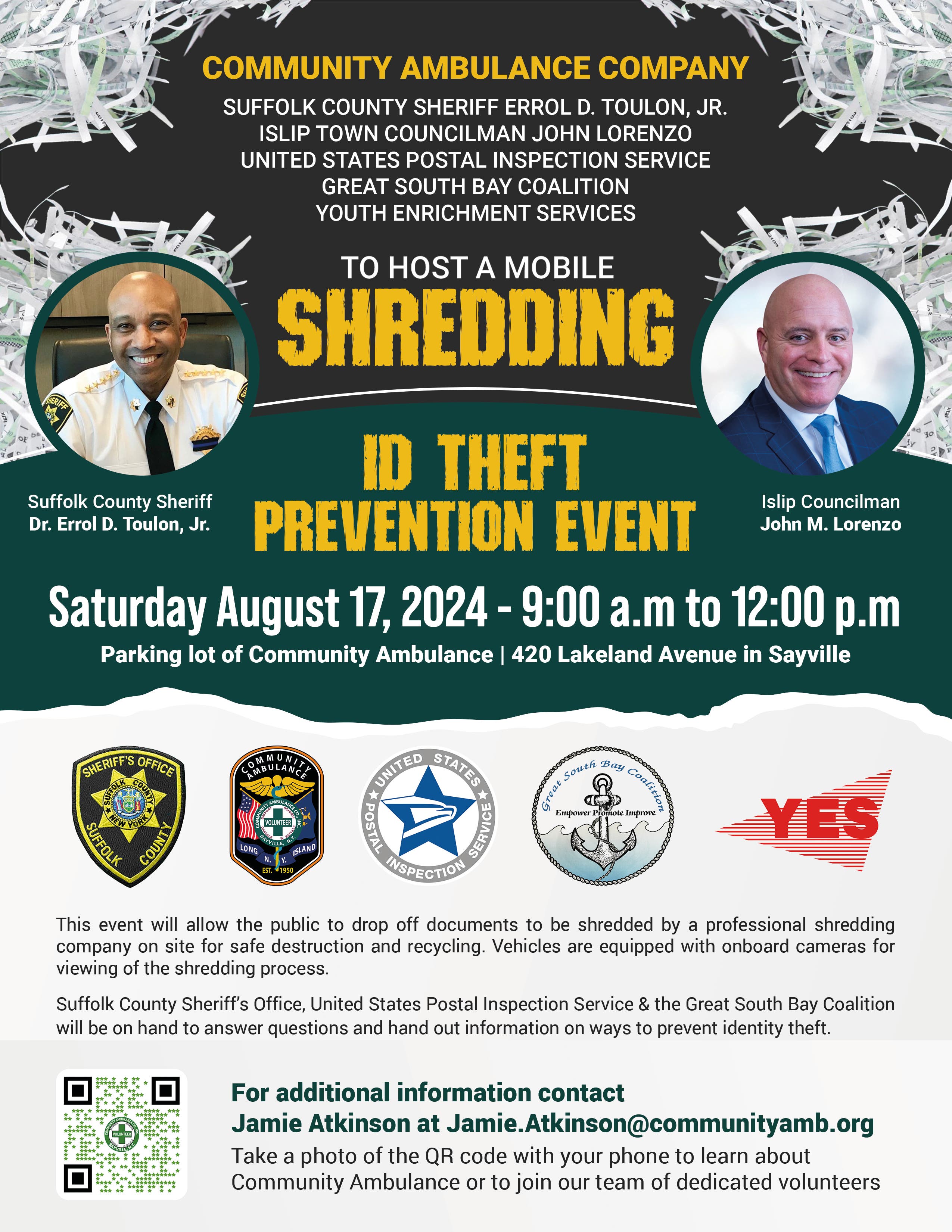 Shred Truck Day & Identity Theft Prevention