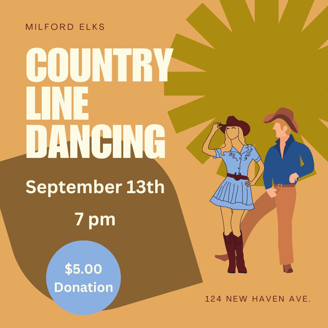 Country Line Dancing at the Milford Elks