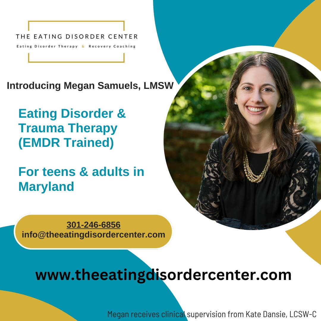 Megan Samuels Joins The Eating Disorder Center!